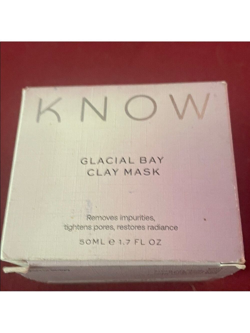 Know GLACIAL BAY CLAY MASK NEW
